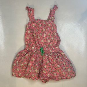 Mini Boden Toddler Girls 2-3Y Pink Daisy Romper
